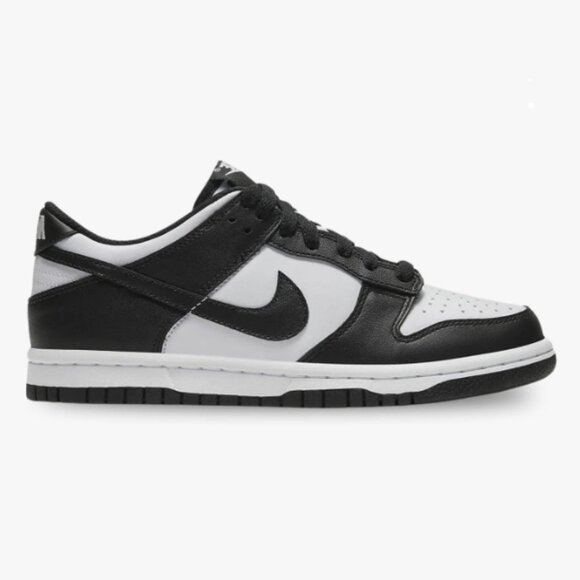 Nike Other - Youth Size 6 Nike Dunk Low, White and Black, Like New!
